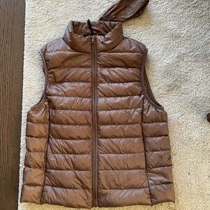 Brown duck down Vest
